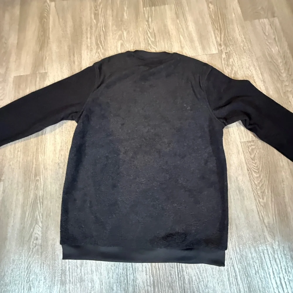 Adidas Mens Boucle‎ Fleece Crew Sweatshirt Black Style ADVRO869 Size S